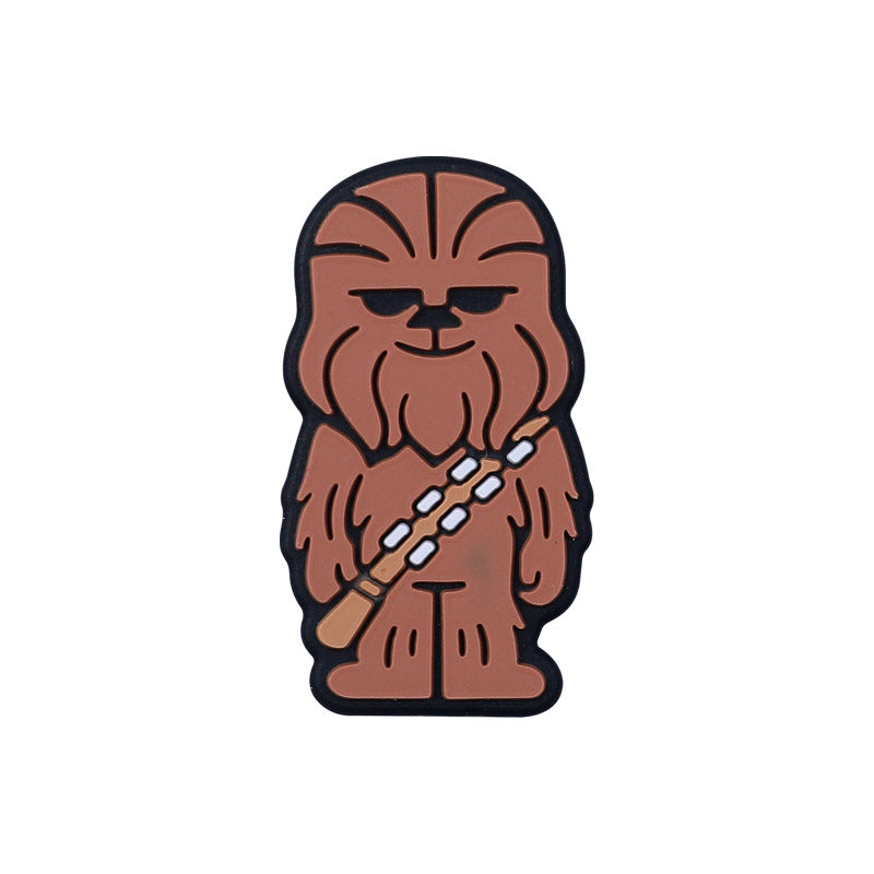 Silicone Focal Beads Star Wars Chewbacca With Bandolier 1 pcs