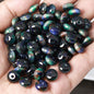 Imitation Gemstone Round Spacer Resin Beads 8mm 10mm Mixed Colors 50pcs 17
