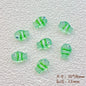 Hand Painted Fish Enamel Glass Beads 10x14mm Translucent Colorful 1pc 11