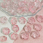 Camellia Glass Beads 19mm Clear Translucent Mixed Colors 50pcs 2