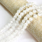 Crackle Round Glass Beads 10mm Vibrant Fractured Texture 2Strands 6