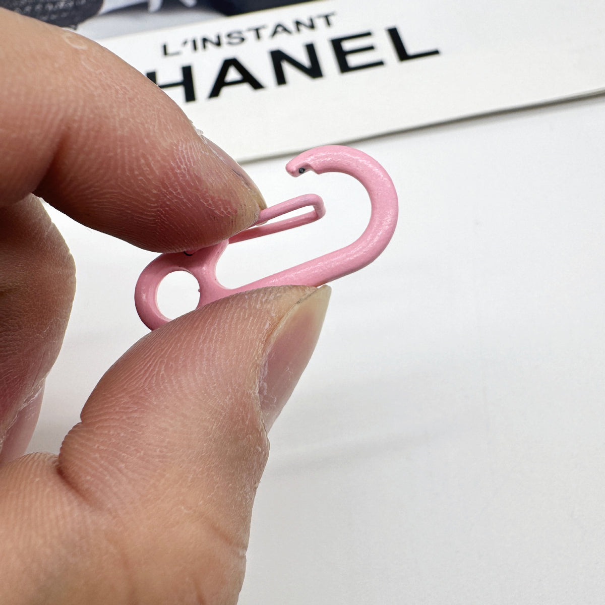 Colorful Clip Shaped Zinc Alloy Keychain Hooks 31mm 20pcs 4