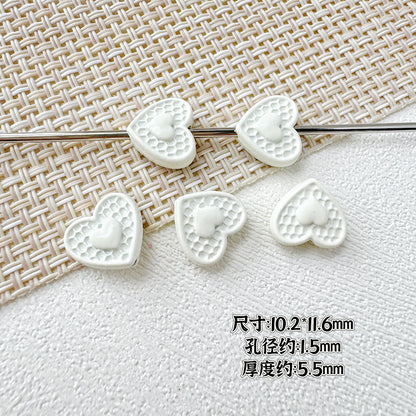 Butterfly Painted Metal Beads Decorative Alloy 10pcs 17