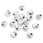 UV Plating Round Acrylic Beads 16mm Funny Emoji Faces 50pcs 8