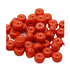 Imitation Coral Barrel Resin Beads 6-22mm Warm Reddish Orange 100pcs 5