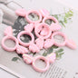 UV Color Plated Solid Color Varied Sakura Angel Wings Acrylic Beads 2pcs 17