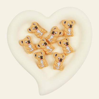Silicone Focal Beads Koala Sitting Pose 20pcs 7