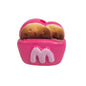 Painted Mcdon Fries Acrylic Beads 22mm Colorful 10pcs 15