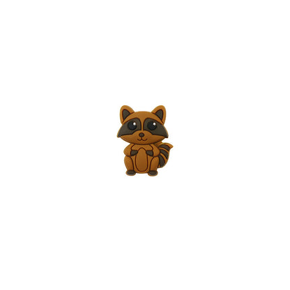 Silicone Focal Beads Little Bear Sitting Pose 10pcs 10