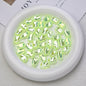 Glossy Plating Irregular Shaped Acrylic Beads 16mm Pastel Colors 20pcs 10