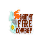 Silicone Focal Beads Lighter Light My Fire Text 20pcs 6