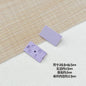 Painted Rainbow and Swing Plate Metal Beads 43mm 28mm Baking Finish 10pcs 13