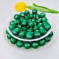 Rubberized Matte Painted Love Word Acrylic Beads 16mm 50pcs 10