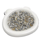 Gold Foil Filled Resin Beads 8mm 10mm 12mm Round Mixed Colors 50pcs 5
