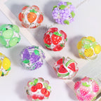 Embellished Bubblegum Beads 18mm Fruit Slice Colorful 10pcs 4
