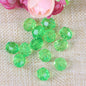 Faceted Clear Bubblegum Beads 20mm Translucent Chunky Acrylic 110pcs 19
