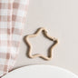 Zinc Alloy Star Trigger Spring Key Rings 41mm Baking Painted 6pcs 18
