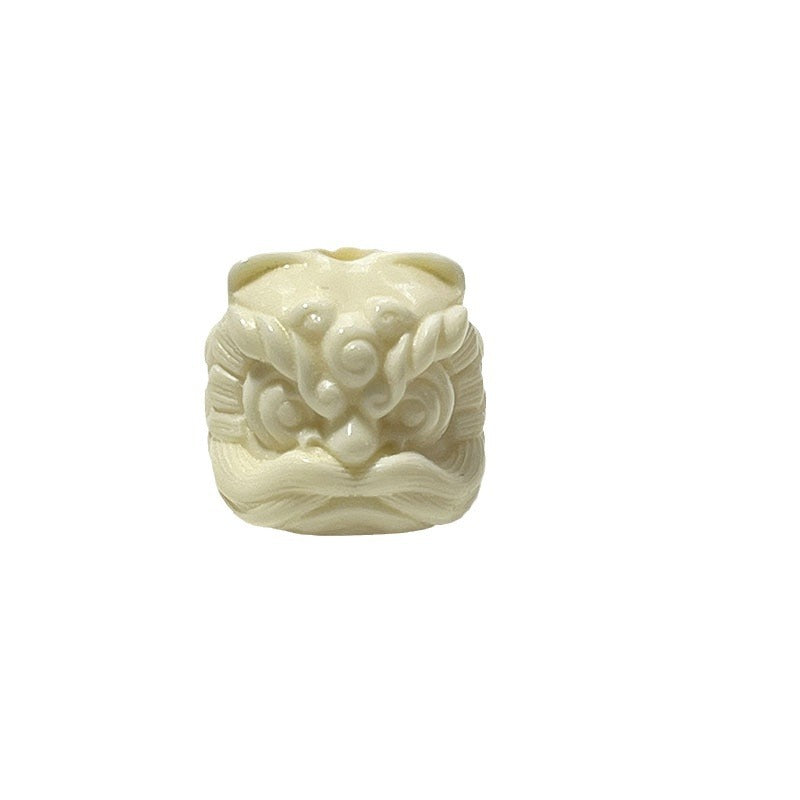 Glossy Dancing Lion Shaped Resin Beads 16mm 50pcs 5