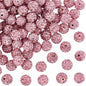 Clay Ball Rhinestone Beads 16mm Mixed Solid and AB Colors 20pcs 21