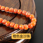 Lampwork Glass Beads Round 8-12mm Dyed Core Gold Foil 100pcs 8