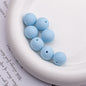 Rubberized Round Acrylic Beads 16mm Solid Color 20pcs 13