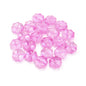 Color Transparent Clover Glass Beads 10mm Assorted Colors 50pcs 18