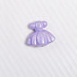 UV Plating Skirt Acrylic Beads 26mm Colorful Shimmering 20pcs 9