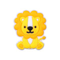 Silicone Focal Beads Animal Lion Tiger Smiling Face 20pcs 6