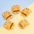Glossy Spongebob Character Resin Beads 20pcs Colorful Series 6