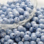 Imitation Pearl Acrylic Beads 8mm-12mm Macaron Colored Pastel 6