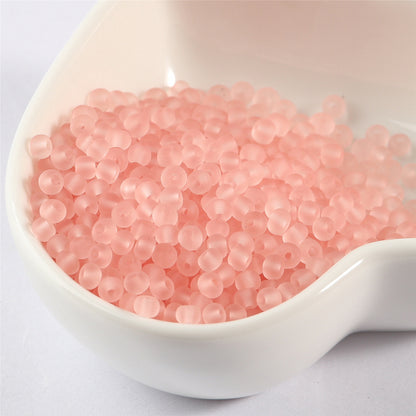 Frosted Seed Glass Beads 2mm Muted Rainbow Colors 800pcs 17