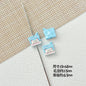 Painted Metal Beads 16mm Enamel Baking Phone & Yogurt Box 10pcs 14