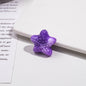 Gradient Starfish Acrylic Beads 21/38mm Two-Color Textured 10pcs 13