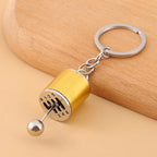 Vintage Car Shifter Keychain Zinc Alloy Movable Stick Shift Charm 3