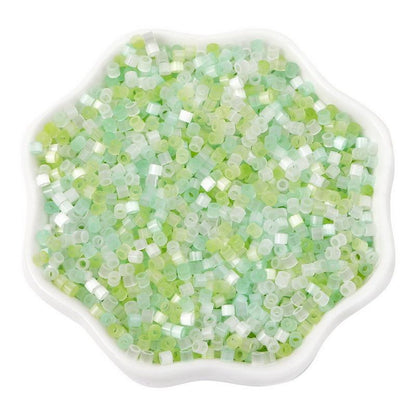 Antique Cat Eye Rice Seed Glass Beads 2.5mm Translucent Glow 740pcs 33