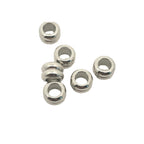 Stainless Steel Double Arc Spacer Beads 5-7mm 100pcs 5