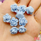 Japanese Camellia Acrylic Beads 12mm Pastel Colors 100pcs 18