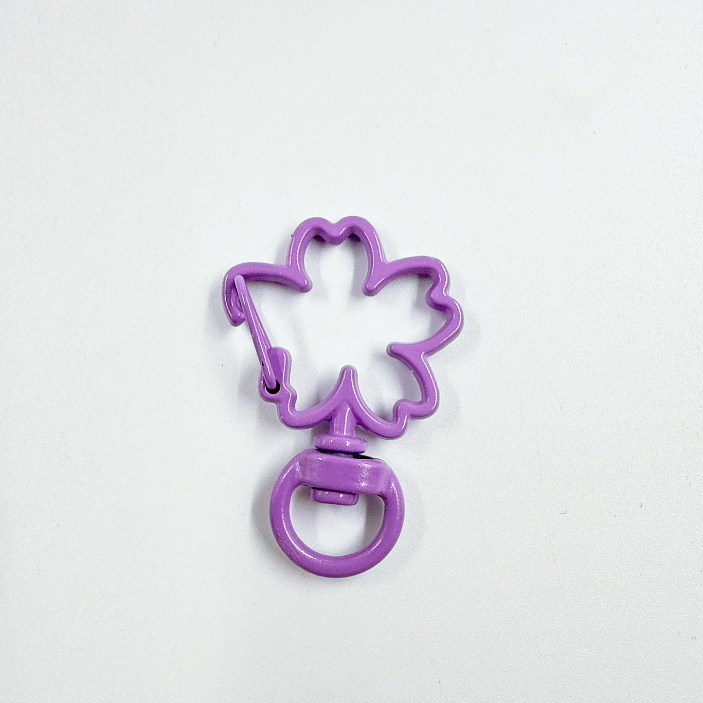 Zinc Alloy Cherry Shaped Spray Painted Swivel Buckle Keychain Clasps 10pcs 14