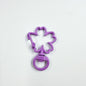 Zinc Alloy Cherry Shaped Spray Painted Swivel Buckle Keychain Clasps 10pcs 14
