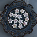 Baroque Star Acrylic Beads 19mm Imitation Pearl ABS Plastic 10pcs 6