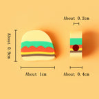 Flat Clay Beads 10mm Hamburger Colorful Polymer 100pcs 2