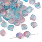 Electroplated Shell Glass Beads 10mm Iridescent Gradient 40pcs 13