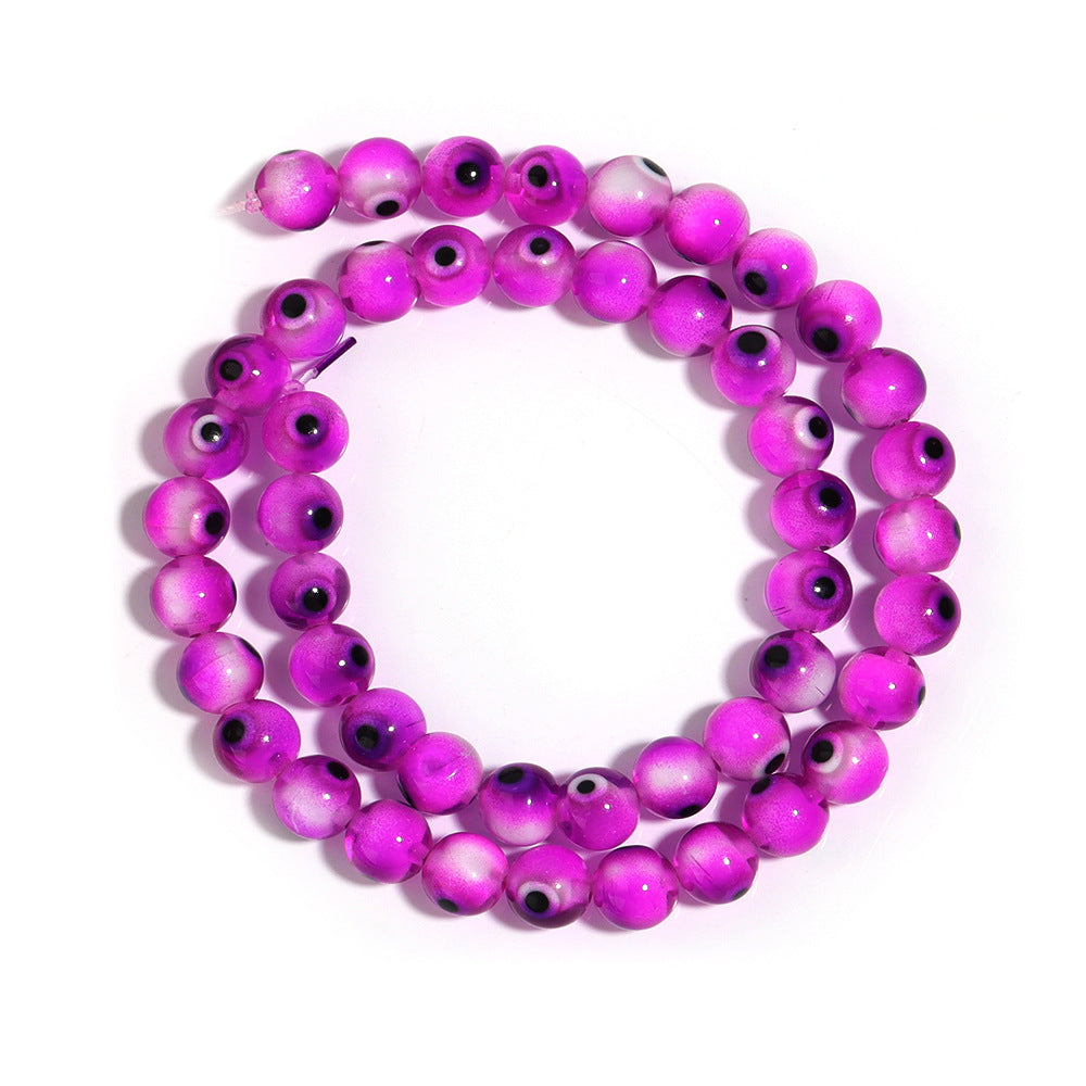 Lampwork Millefiori Evil Eye Glass Beads 4mm Antique Style 90pcs 10