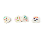 Halloween Ghost Clay Beads 9mm Colorful Floral Heart Design 100pcs 5