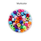 Candy Colored Pony Beads Acrylic 8mm Bright Mixed 100pcs 15