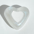 Glow Heart Acrylic Beads 15mm Two-Color Glow In The Dark 50pcs 5