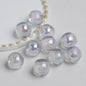 Shimmer Crystal Resin Beads 12mm Round Glossy Mixed Colors 40pcs 6