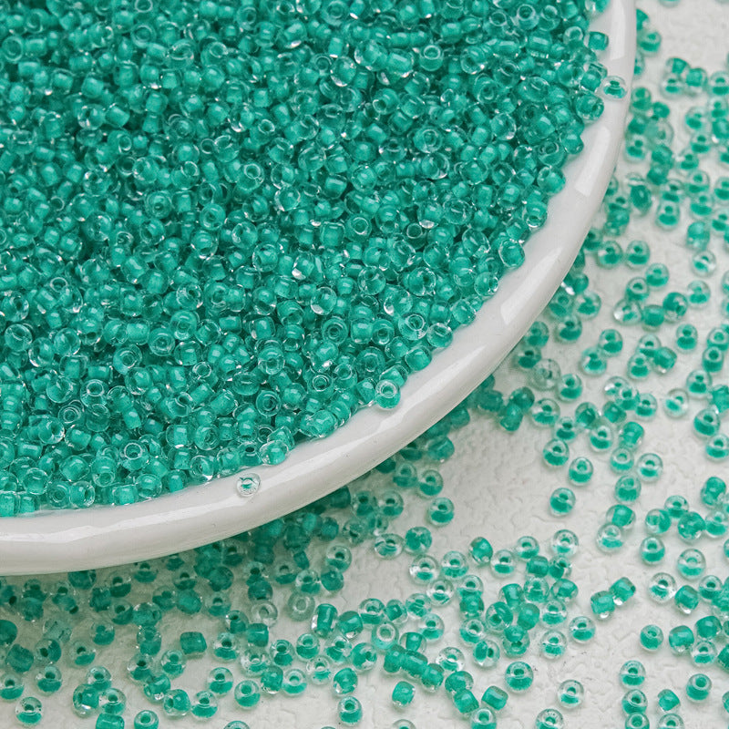 Dyed Core Seed Glass Beads 3mm Translucent Mixed Colors 19