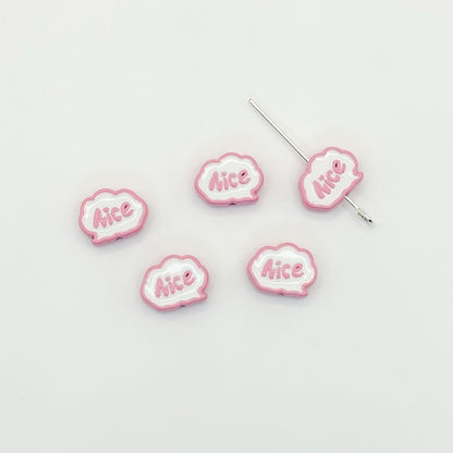 Frame Metal Beads 9x12mm Baking Painted Enamel Alloy 10pcs 8