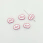 Frame Metal Beads 9x12mm Baking Painted Enamel Alloy 10pcs 8